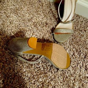 Gold Shoes from David's Bridal